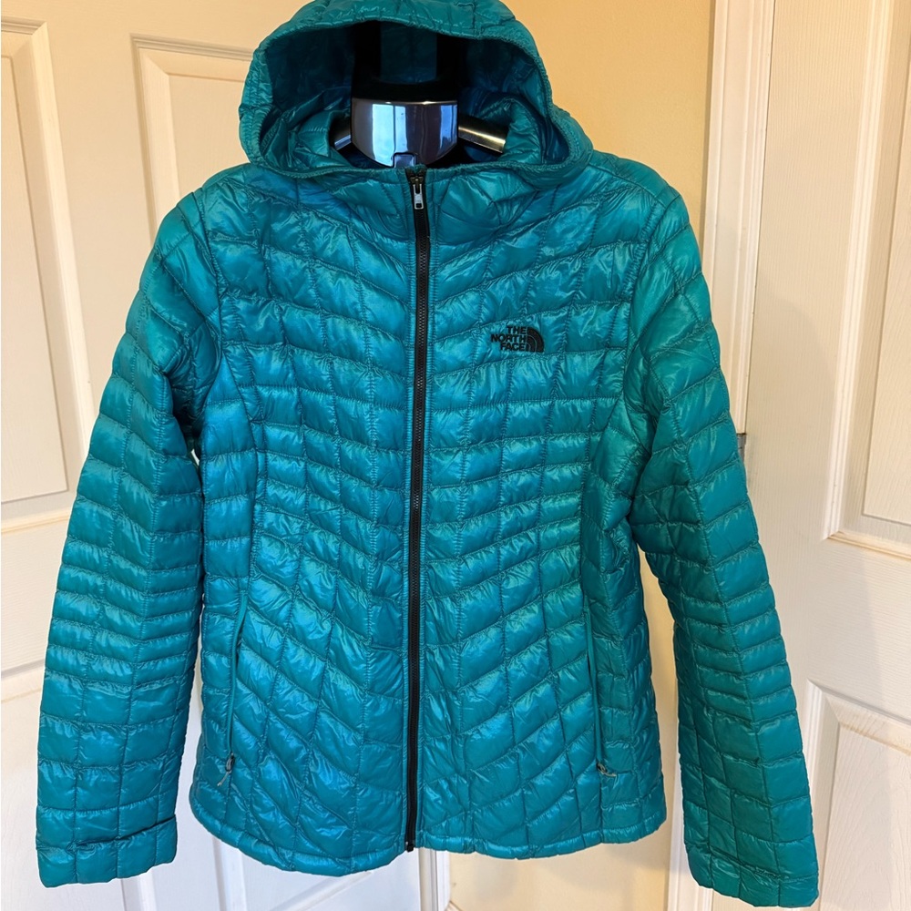 The North Face Teal Thermobal Quilted Jacket